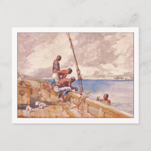Conch Divers by Winslow Homer Vykort