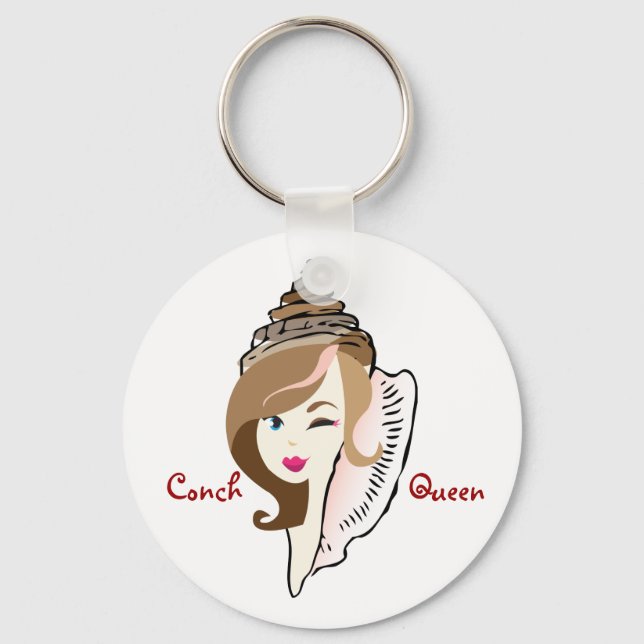 Conch Queen-nyckelkedja Nyckelring (Framsida)