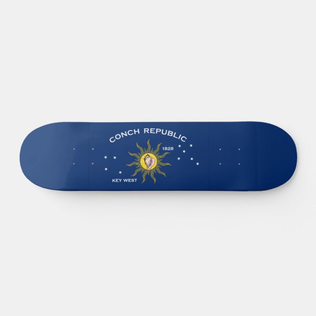 Conch Republic flag Mini Skateboard Bräda 18,5 Cm (Horz)