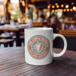 Conch Republic Vintage Island Badge Kaffemugg