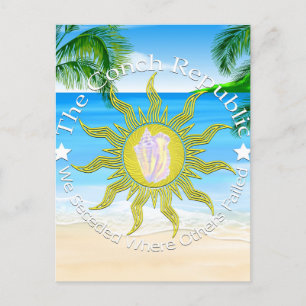 Conch Republic we Secured Vykort