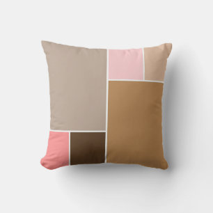 Conch Seashell Färg Blocks Kudde