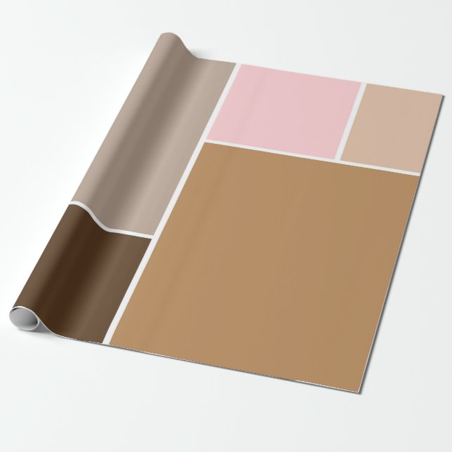 Conch Seashell Färg Presentpapper (Utrullad)