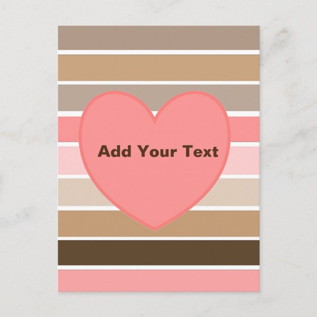 Conch Seashell Färg Vykort (Framsida)