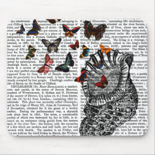 Conch Snäcka and Butterflies 2 Musmatta