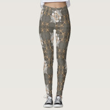 Conch Snäcka and Starfish Geometric Leggings