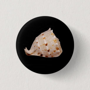 Conch Snäcka Badge Knapp