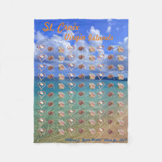 Conch Snäcka Sculpture Fleece Blanket