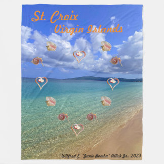 Conch Snäcka Sculpture Fleece Blanket