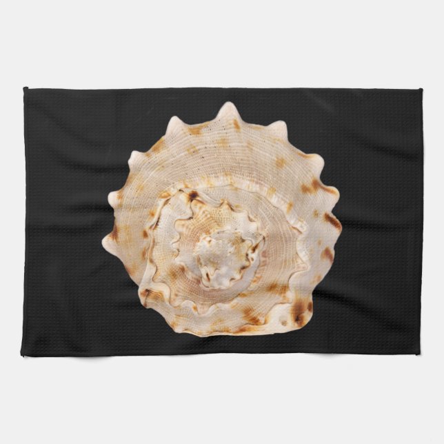 Conch Snäcka Tea Towel Kökshandduk (Horisontell)