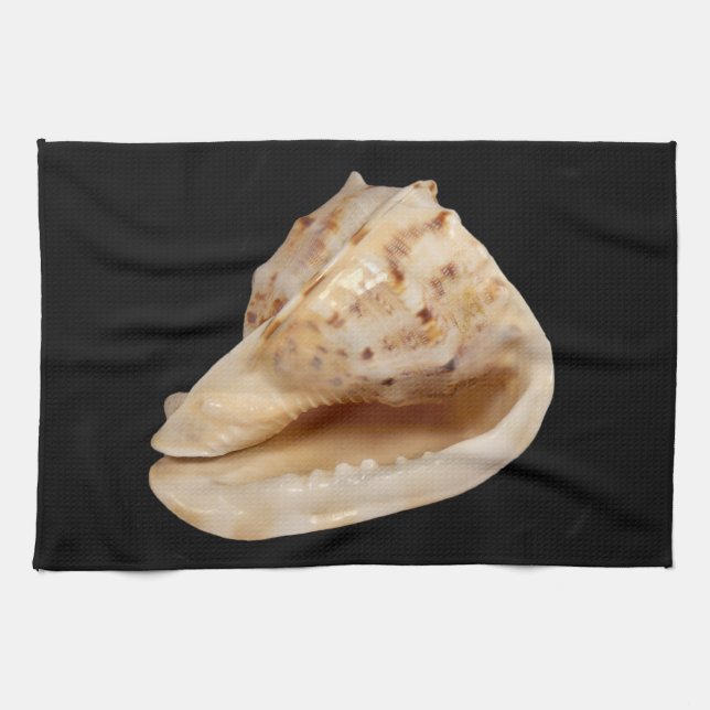 Conch Snäcka Tea Towel Kökshandduk (Horisontell)