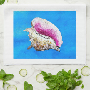 Conch Snäcka Tea Towel Kökshandduk