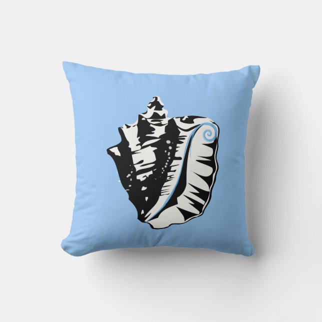 Conch throw cushion kudde (Framsida)
