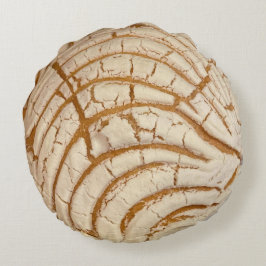 Concha Mexican Sweet Bread  Rund Kudde