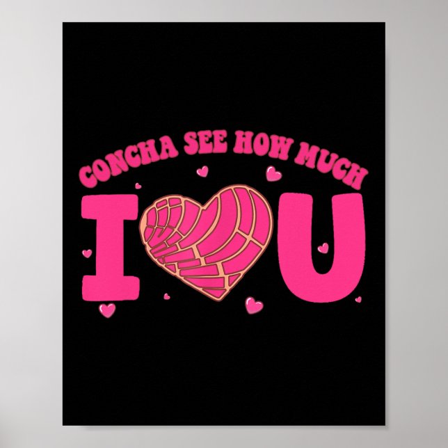 Concha Se Hur Mycket Jag älskar Dig Concha Valenti Poster (Framsidan)