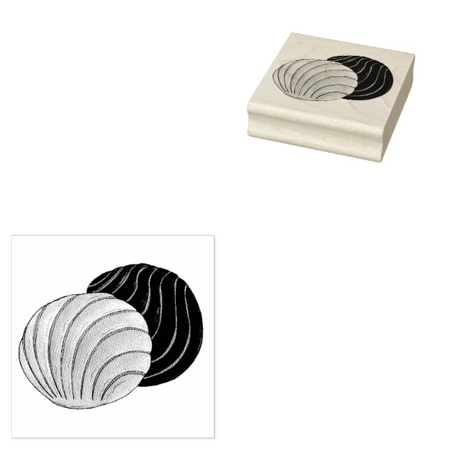 Conchas Mexican Food Pastry Bake Sale Stämpel (Stämplad)