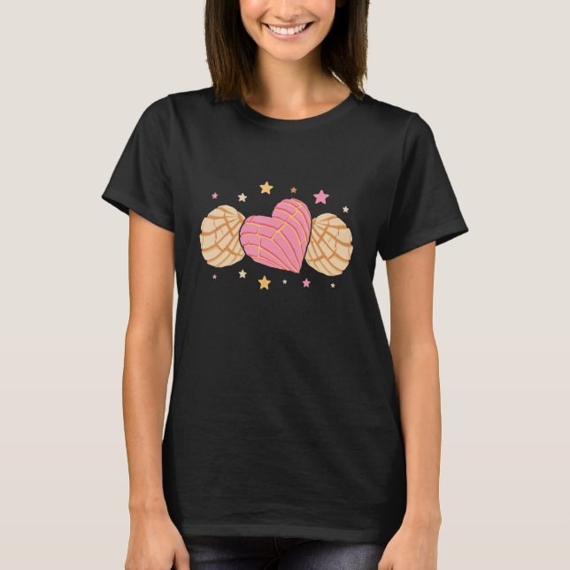 Conchas Pan Dulce Latina Mexican Mujer Concha Tidi T Shirt (Framsida)