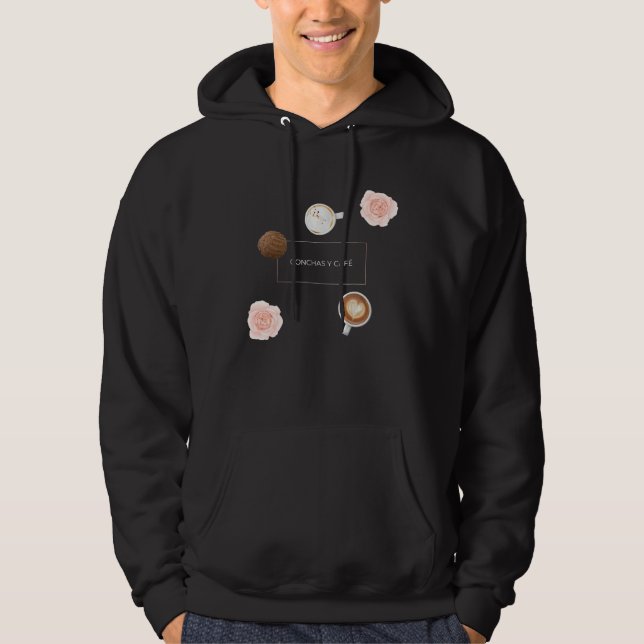 Conchas Y Cafe  Kaffe  Kaffe  Under 20 dollar Hoodie (Framsida)