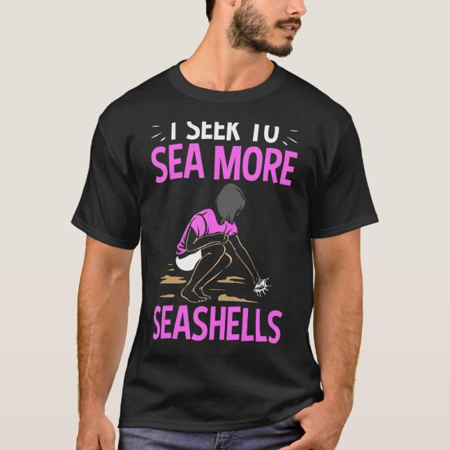 Conchologists Conchology Seashell Outfit Seashell T Shirt (Framsida)