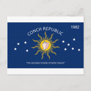 Conchrepubliken sjunker vykort