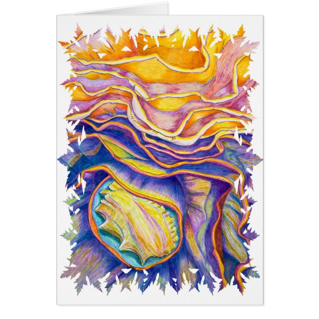 Conchsnäcka Hälsningskort (Framsidan)