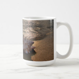 Conchsnäcka på strand St Augustine, Fl Kaffemugg