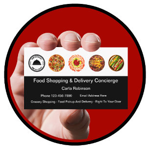 Concierge Food Shopping & Delivery Visitkort