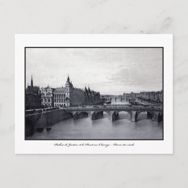 Conciergerie au 19e siècle - Paris Vykort (Framsida)