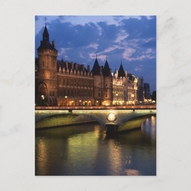 Conciergerie i Paris Vykort (Framsida)