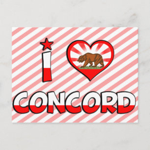 Concord, CA Vykort