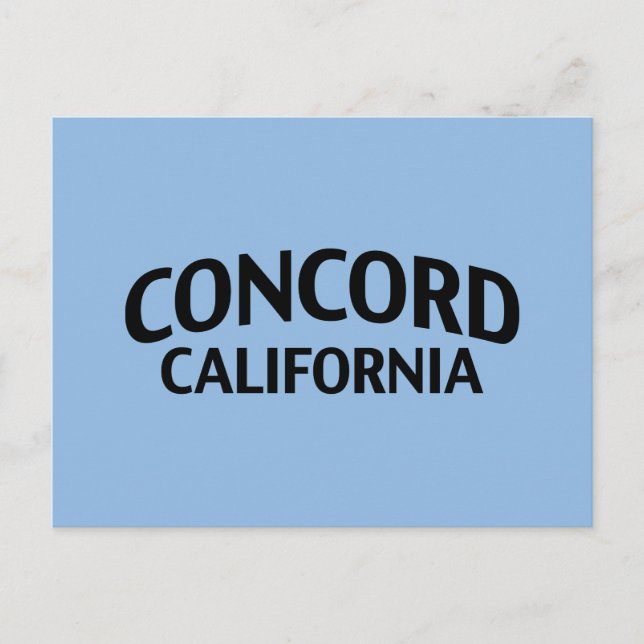 Concord California Vykort (Framsida)