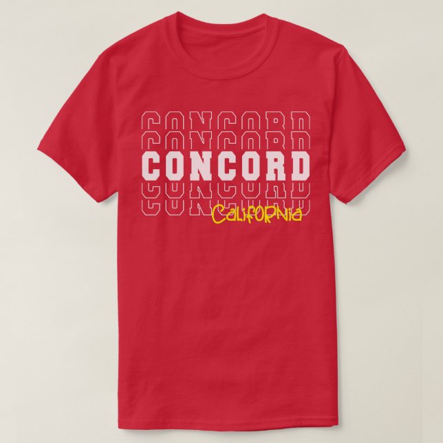 Concord City California Concord CA T Shirt (Design framsida)
