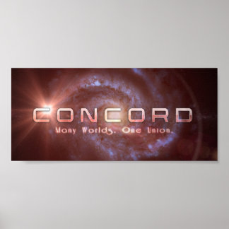 Concord-Logotyp (10x4.5) Poster