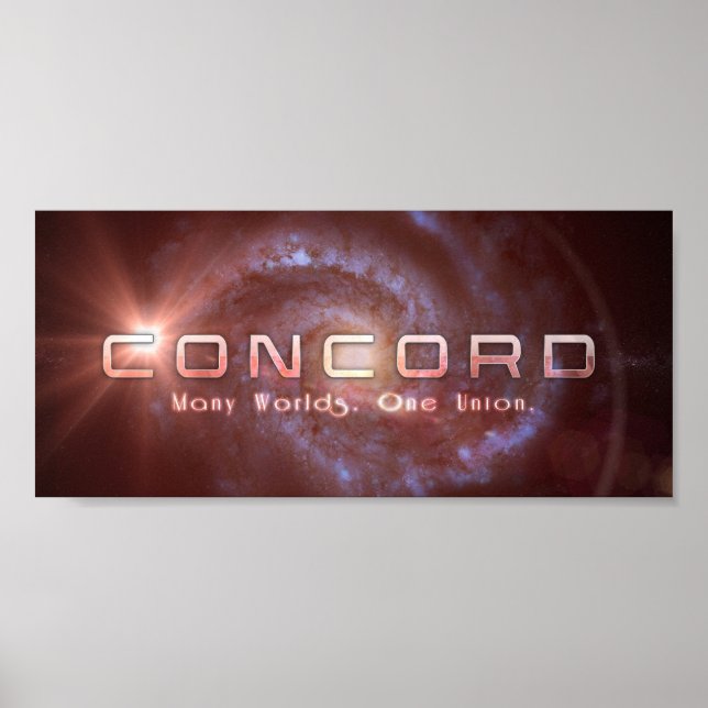 Concord-Logotyp (10x4.5) Poster (Framsidan)