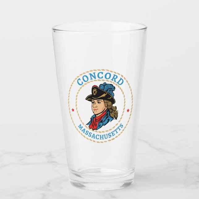 Concord Massachusetts Colonial Glaskopp (Framsida)