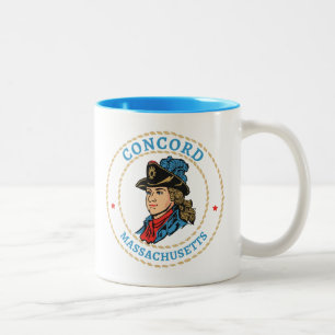Concord Massachusetts Colonial Två-Tonad Mugg