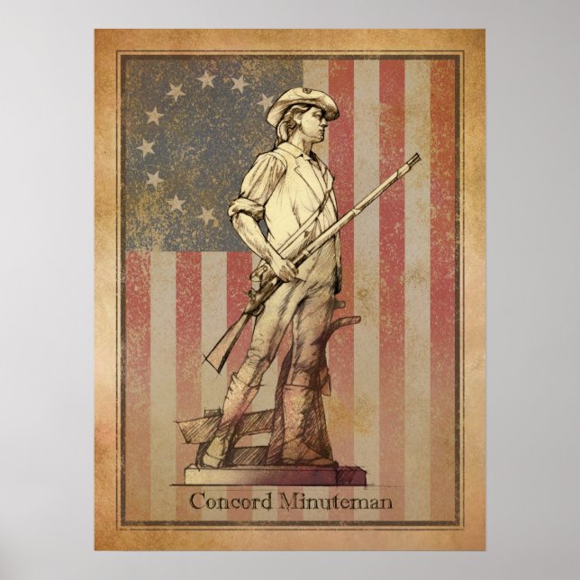 Concord Minuteman Poster (Framsidan)