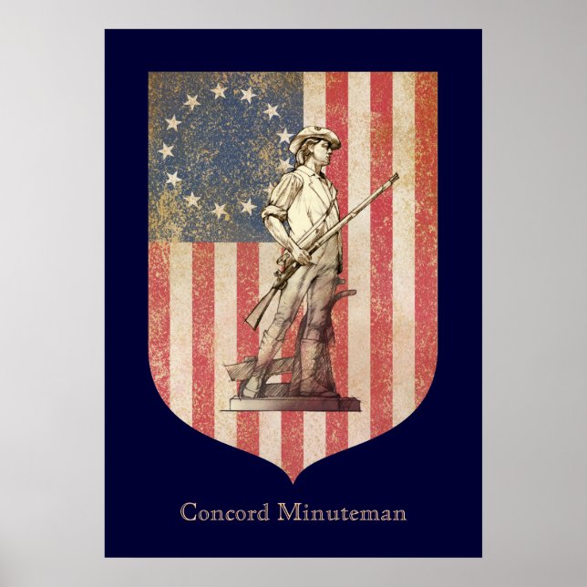 Concord Minuteman Poster (Framsidan)