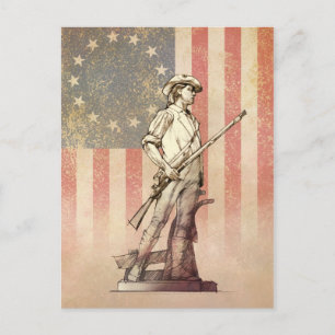 Concord Minuteman Vykort