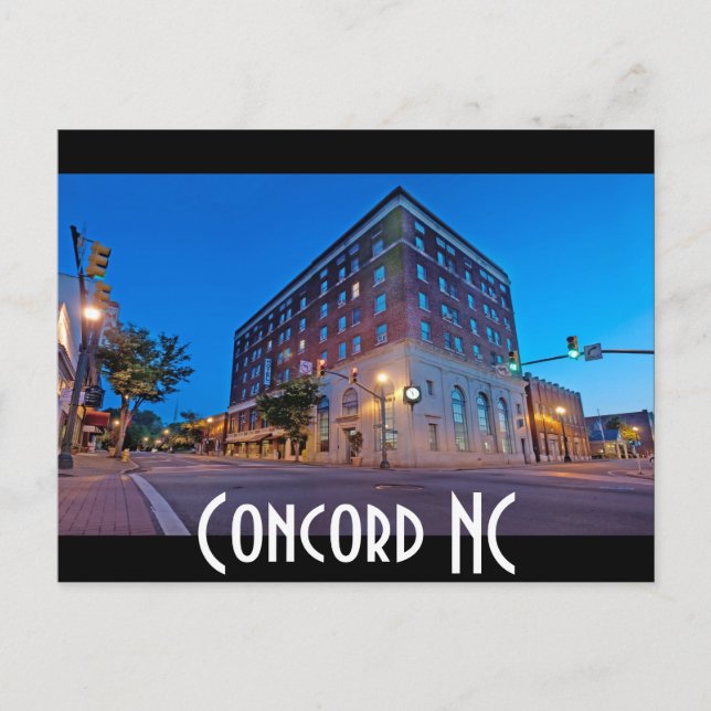 CONCORD NC VYKORT (Framsida)