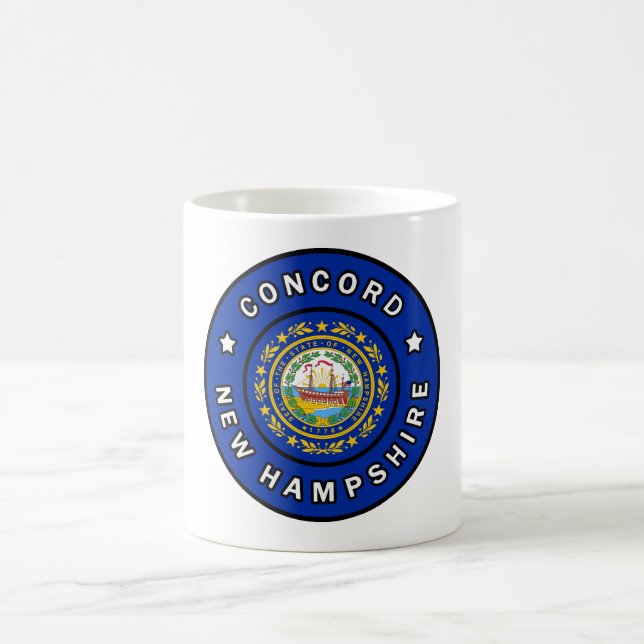 Concord New Hampshire Kaffemugg (Center)