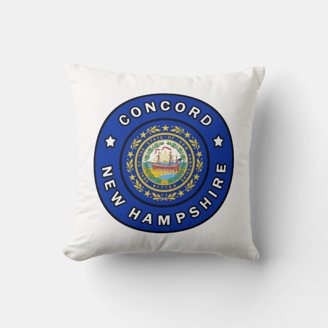 Concord New Hampshire Kudde (Framsida)