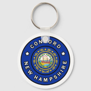 Concord New Hampshire Nyckelring