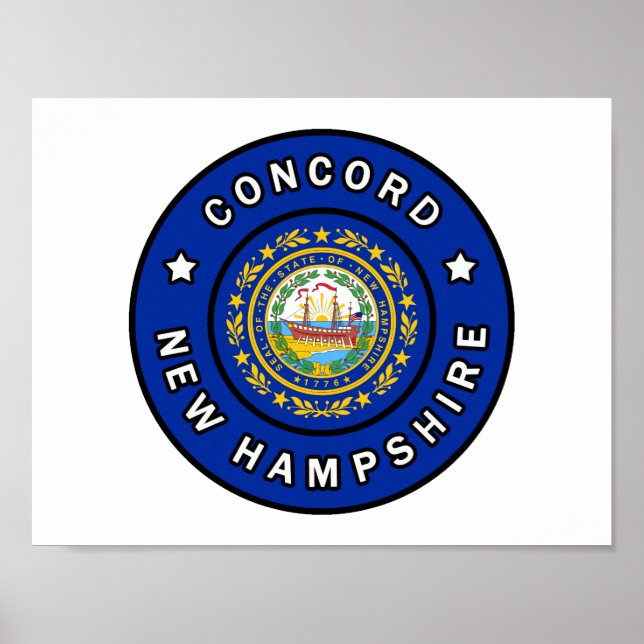 Concord New Hampshire Poster (Framsidan)
