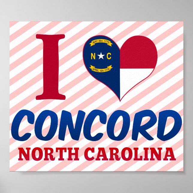 Concord, North Carolina Poster (Framsidan)