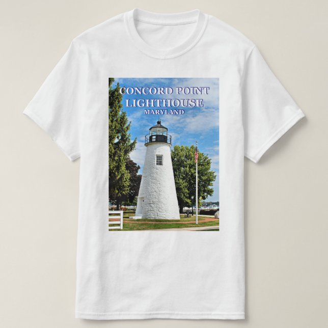Concord Point fyr, Maryland T-Shirt (Design framsida)