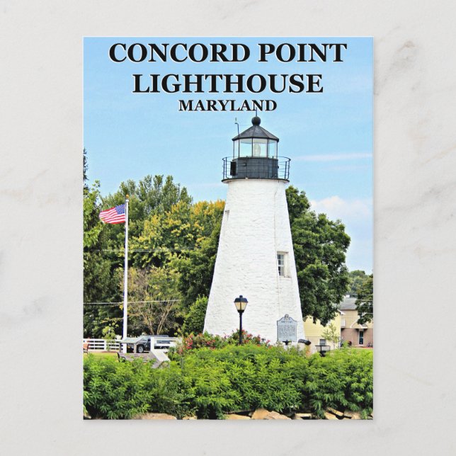 Concord Point-fyr, Maryland-vykort Vykort (Framsida)