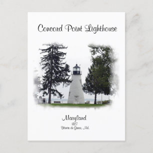 Concord Point Light- Havre de Grace, Maryland Vykort