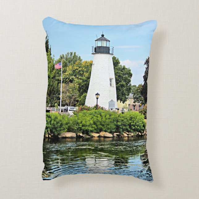 Concord Point Lighthouse, Maryland accent Pillow Prydnadskudde (Baksidan(Vertikal))