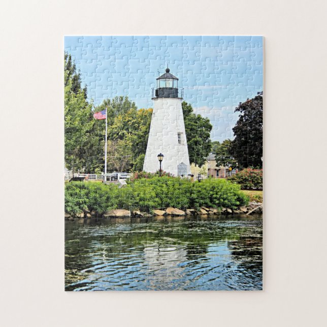 Concord Point Lighthouse, Maryland Jigszle Puzzle Pussel (Vertikal)